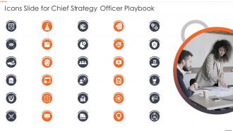Icons Slide For Chief Strategy Officer Playbook
