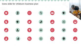 Icons Slide For Childcare Business Plan Ppt Introduction BP SS