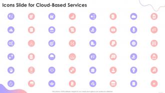 Icons Slide For Cloud Based Services