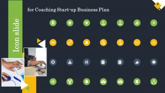 Icons Slide For Coaching Start Up Business Plan BP SS