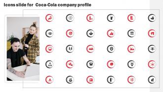 Icons Slide For Coca Cola Company Profile CP SS