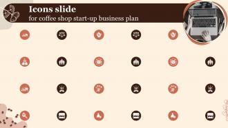 Icons Slide For Coffee Shop Start Up Business Plan Ppt Icon Portrait BP SS