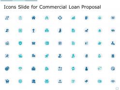 Icons slide for commercial loan proposal ppt powerpoint presentation background images