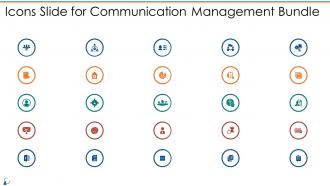 Icons Slide For Communication Management Bundle
