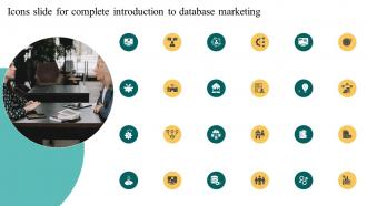 Icons Slide For Complete Introduction To Database Marketing MKT SS V