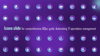 Icons Slide For Comprehensive Aiops Guide Automating IT Operations Management AI SS