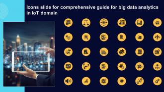 Icons Slide For Comprehensive Guide For Big Data Analytics In IoT Domain IoT SS