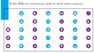 Icons Slide For Comprehensive Guide For Global Market Expansion