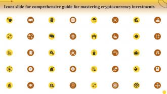 Icons Slide For Comprehensive Guide For Mastering Cryptocurrency Investments Fin SS
