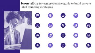 Icons Slide For Comprehensive Guide To Build Private Label Branding Strategies