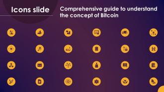 Icons Slide For Comprehensive Guide To Understand The Concept Of Bitcoin Fin SS