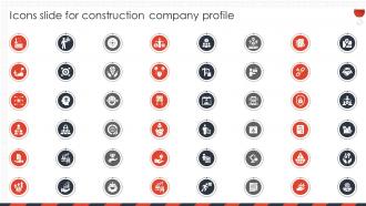 Icons Slide For Construction Company Profile