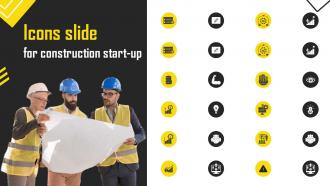 Icons Slide For Construction Start Up Ppt Ideas Design Templates BP SS
