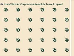 Icons slide for corporate automobile lease proposal ppt templates