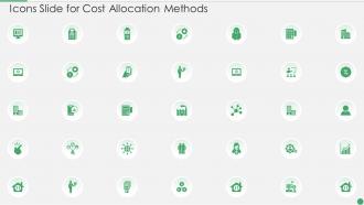 Icons Slide For Cost Allocation Methods Ppt Styles Mockup