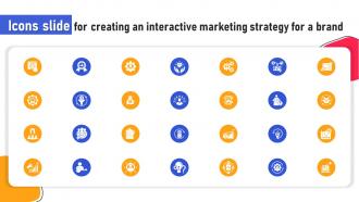 Icons Slide For Creating An Interactive Marketing Strategy For A Brand MKT SS V
