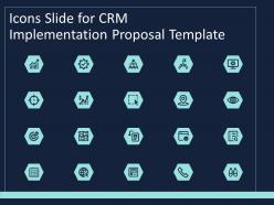 Icons slide for crm implementation proposal template pt powerpoint rules