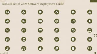 Icons Slide For Crm Software Deployment Guide Ppt Slides Background Designs