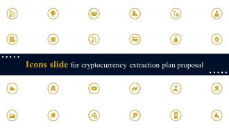 Icons Slide For Cryptocurrency Extraction Plan Proposal