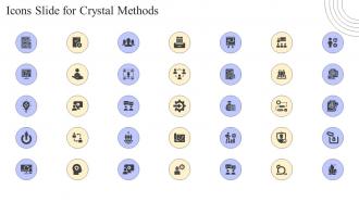 Icons Slide For Crystal Methods Ppt Powerpoint Presentation File Background Images