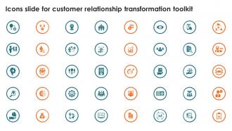 Icons Slide For Customer Relationship Transformation Toolkit Ppt Powerpoint Presentation File Grid