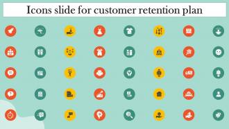 Icons Slide For Customer Retention Plan Ppt Powerpoint Presentation File Pictures