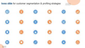Icons Slide For Customer Segmentation And Profiling Strategies MKT SS V