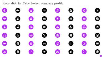 Icons Slide For Cyberbacker Company Profile