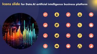Icons Slide For Data AI Artificial Intelligence Business Platform AI SS