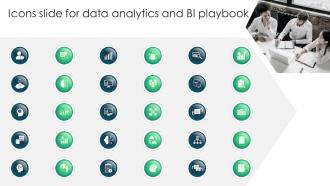 Icons Slide For Data Analytics And BI Playbook Ppt Slides Example File