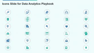 Icons slide for data analytics playbook ppt deck ppt infographics ideas