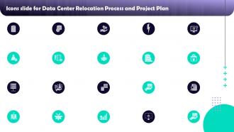 Icons Slide For Data Center Relocation Process And Project Plan Ppt Slides Background Images