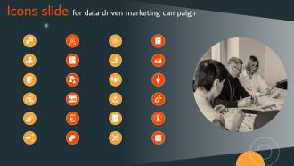 Icons Slide For Data Driven Marketing Campaign MKT SS V