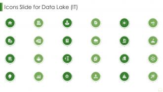 Icons Slide For Data Lake It Ppt Slides Samples