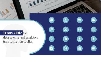 Icons Slide For Data Science And Analytics Transformation Toolkit