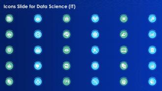 Icons slide for data science it
