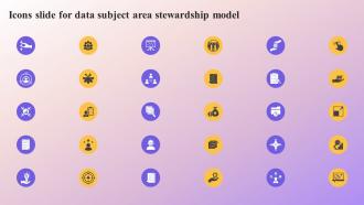 Icons Slide For Data Subject Area Stewardship Model Ppt Slides Infographic Template