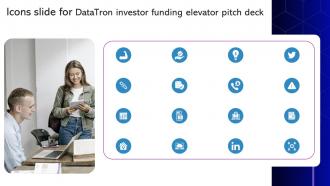 Icons Slide For Datatron Investor Funding Elevator Pitch Deck