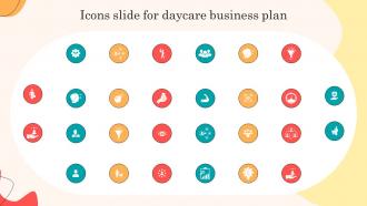Icons Slide For Daycare Business Plan Ppt Ideas Graphics Download BP SS