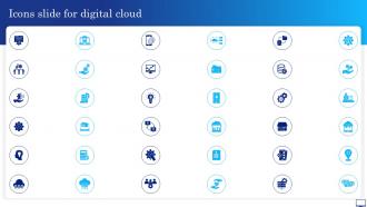 Icons Slide For Digital Cloud Ppt Powerpoint Presentation Slides Influencers
