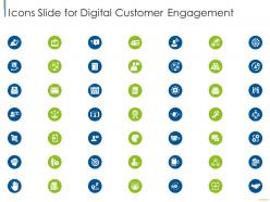 Icons Slide For Digital Customer Engagement Digital Customer Engagement Ppt Pictures