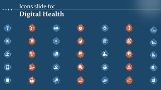 Icons Slide For Digital Health Ppt Styles Infographic Template