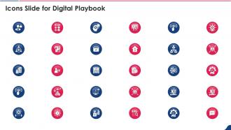 Icons Slide For Digital Playbook Ppt Show Files