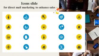 Icons Slide For Direct Mail Marketing To Enhance Sales Ppt Ideas Graphics Download