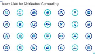 Icons slide for distributed computing ppt diagram images