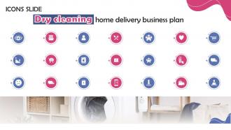 Icons Slide For Dry Cleaning Home Delivery Business Plan BP SS