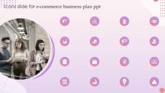 Icons Slide For E Commerce Business Plan Ppt Ideas Background Images BP SS
