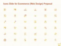 Icons slide for ecommerce web design proposal ppt powerpoint presentation icons