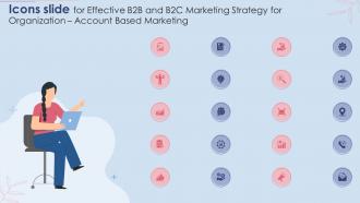 Icons Slide For Effective B2B And B2C Marketing Strategy For Organization Account Based Marketing