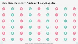 Icons Slide For Effective Customer Retargeting Plan